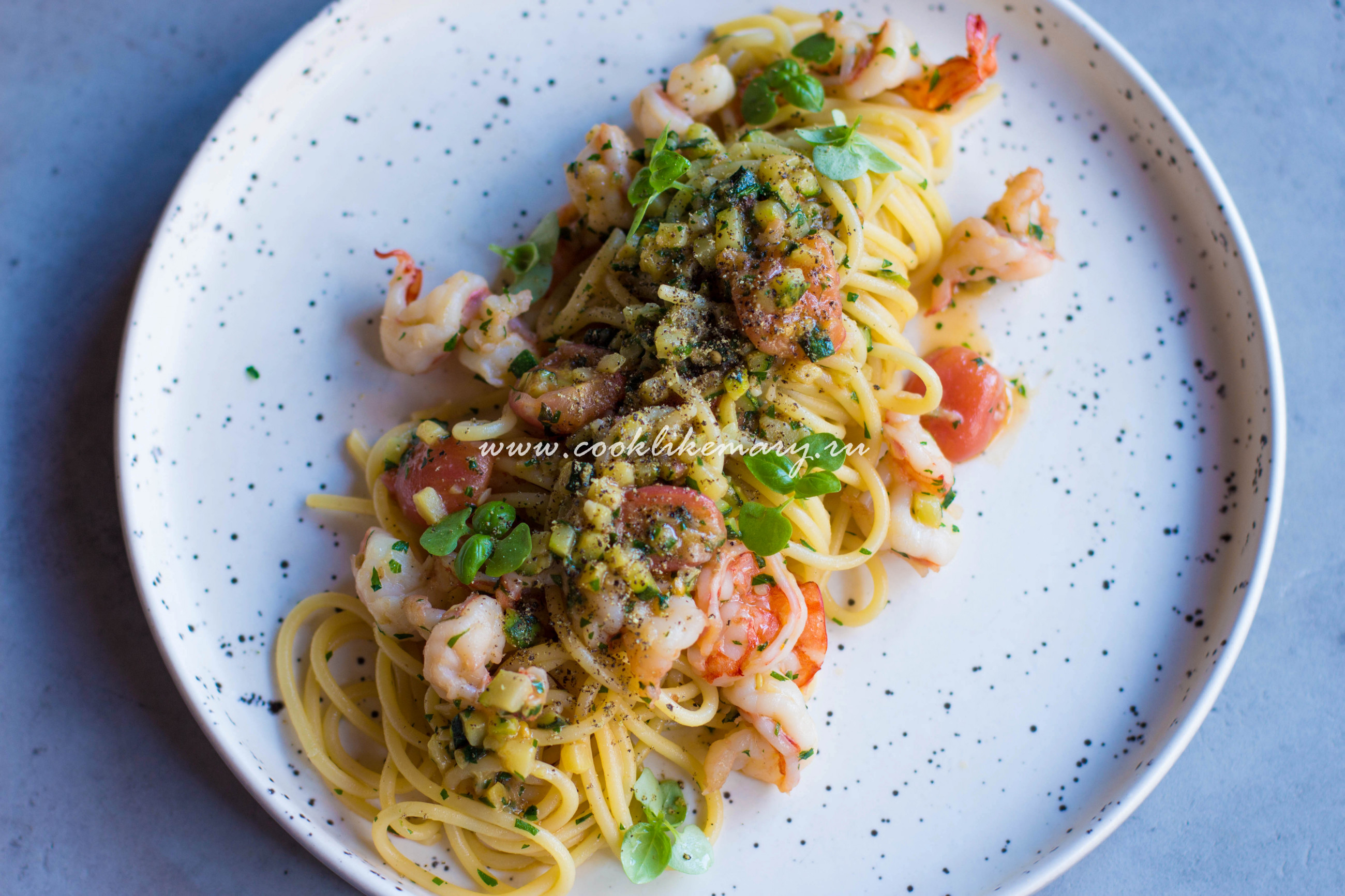 Спагетти с креветками в сливочном соусе — рецепт с фото пошагово + отзывы