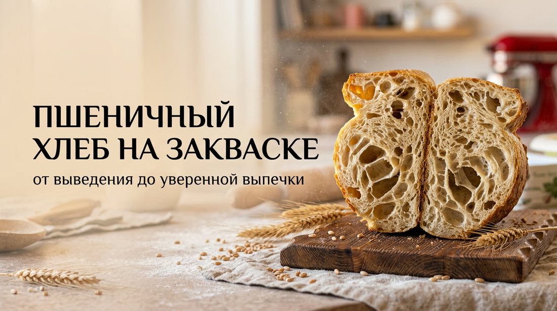 Научитесь печь хлеб на закваске уверенно