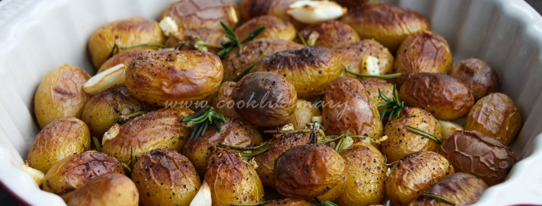 Рецепт запечённого в духовке картофеля с чесноком
