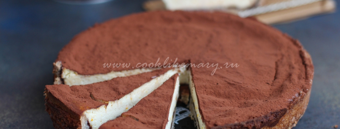 Рецепт пирога с рикоттой и шоколадом
