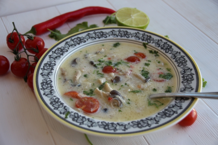 тайский суп том кха