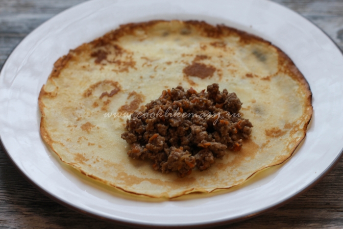 Вкусные блинчики с мясом Тонкие блинчики с мясом