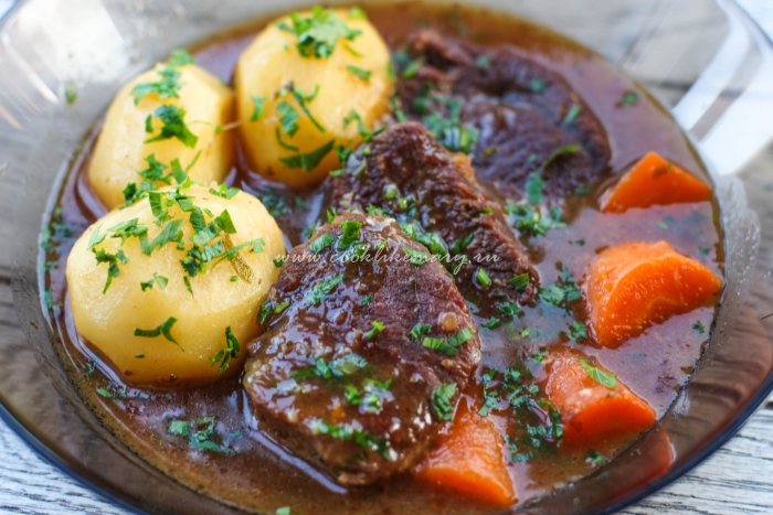 Как готовить говяжий огузок Как вкусно приготовить говядину