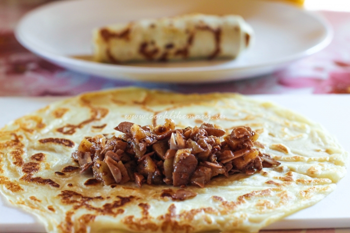 Блины с яблоками — 5 вкусных начинок с яблоками